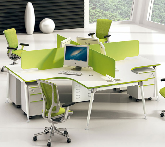 企業(yè)員工常用的辦公桌類(lèi)型